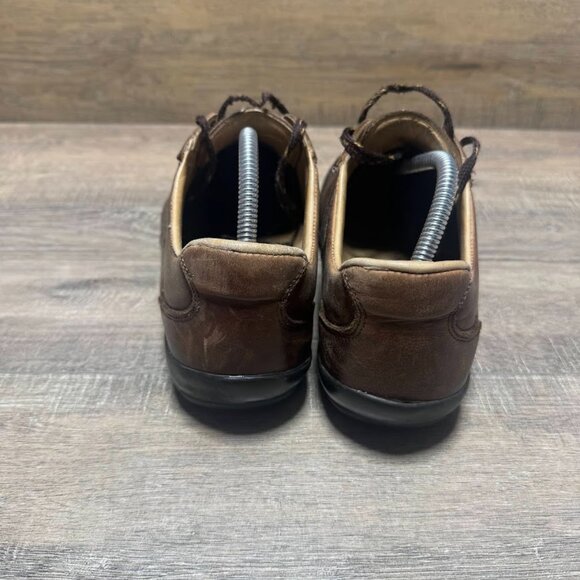 Allen Edmonds Peyton Sepia Brown Leather Oxford Shoes Men\'s Size 10
